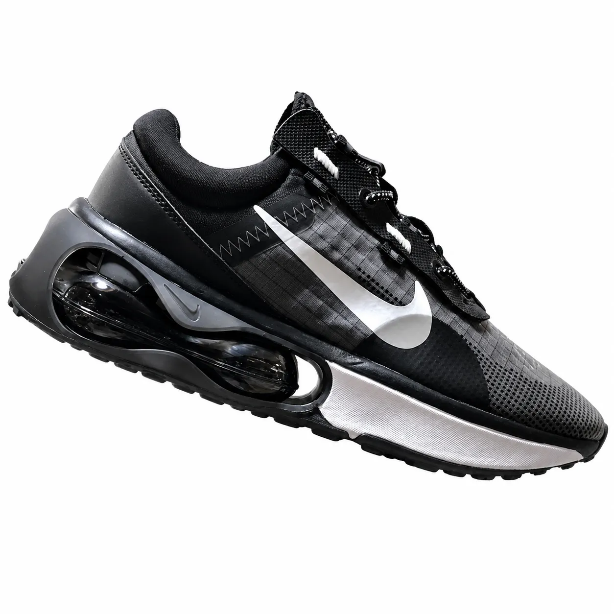 کفش Nike وین فلو v2 طوسی زیره سفید